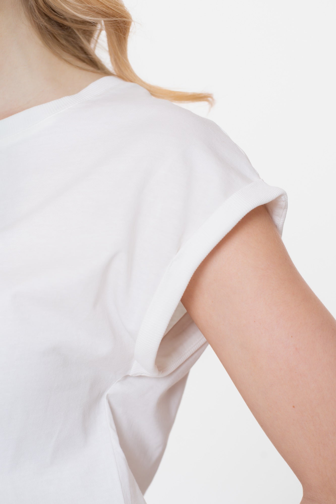Geisha dames basic T-shirt met embrodery tekst