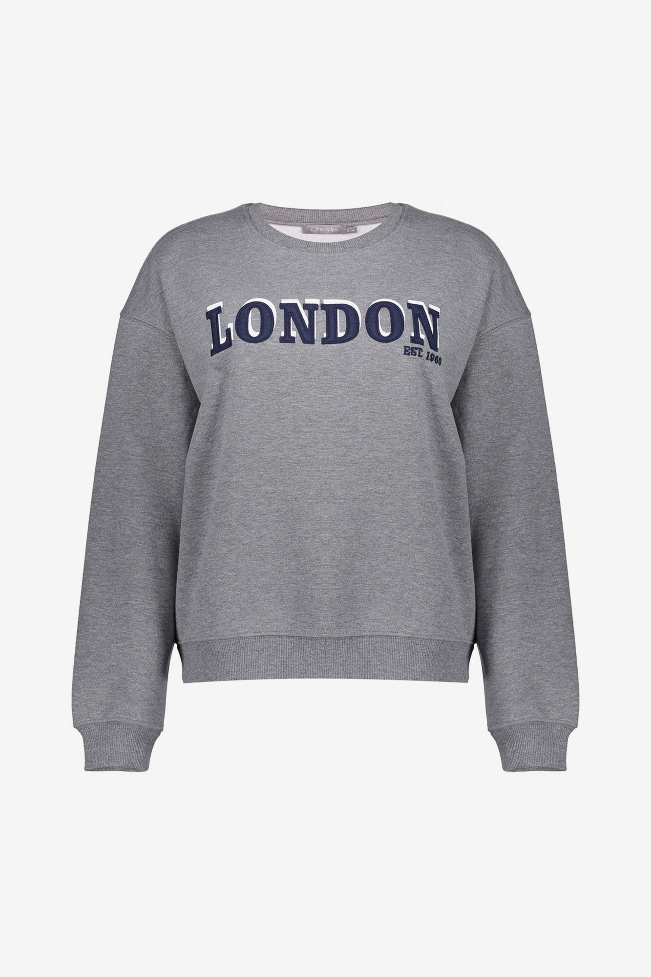 Geisha dames sweater met tekstmotief