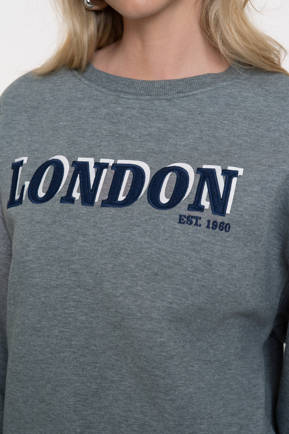 Geisha dames sweater met tekstmotief