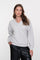 Geisha dames melange V-hals pullover