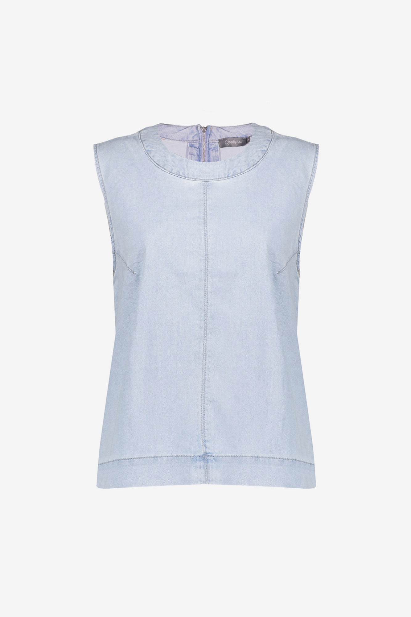 Geisha dames denim boxy top