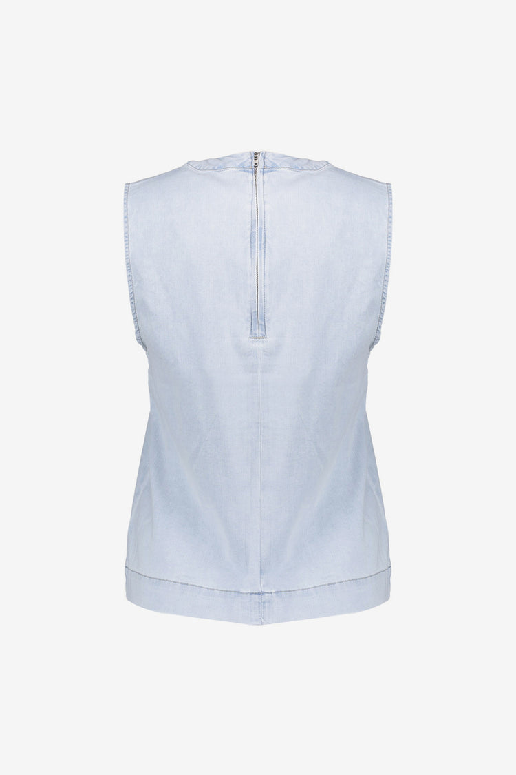 Geisha dames denim boxy top