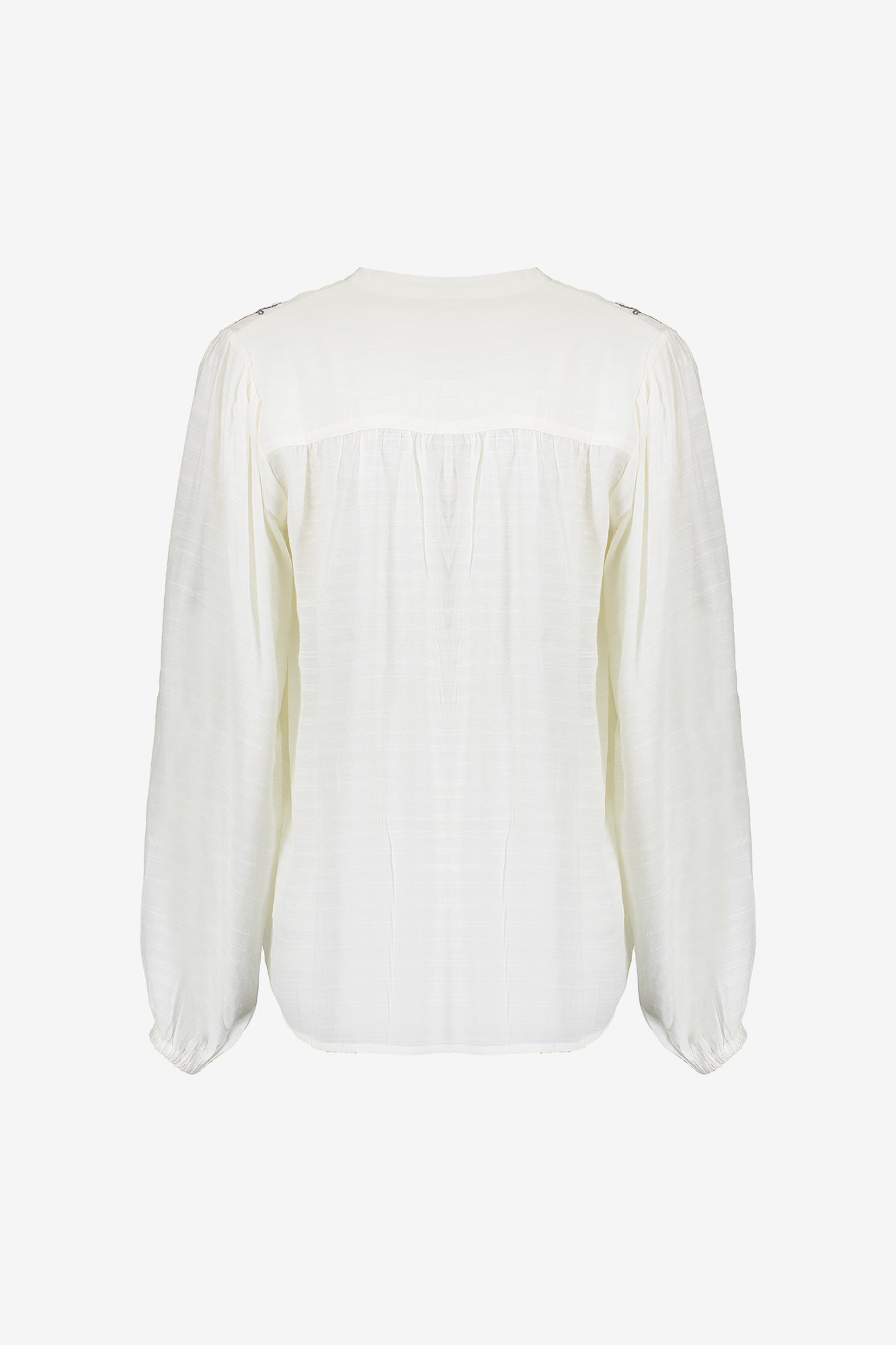 Geisha dames top met broderie anglaise