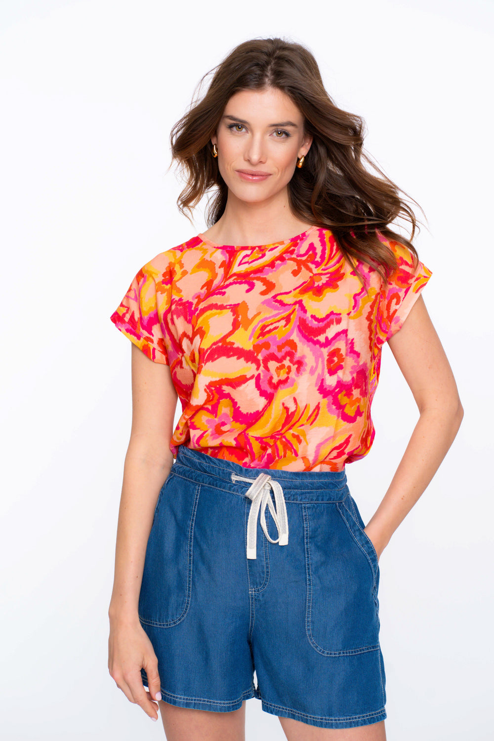 Geisha dames top met ajour details