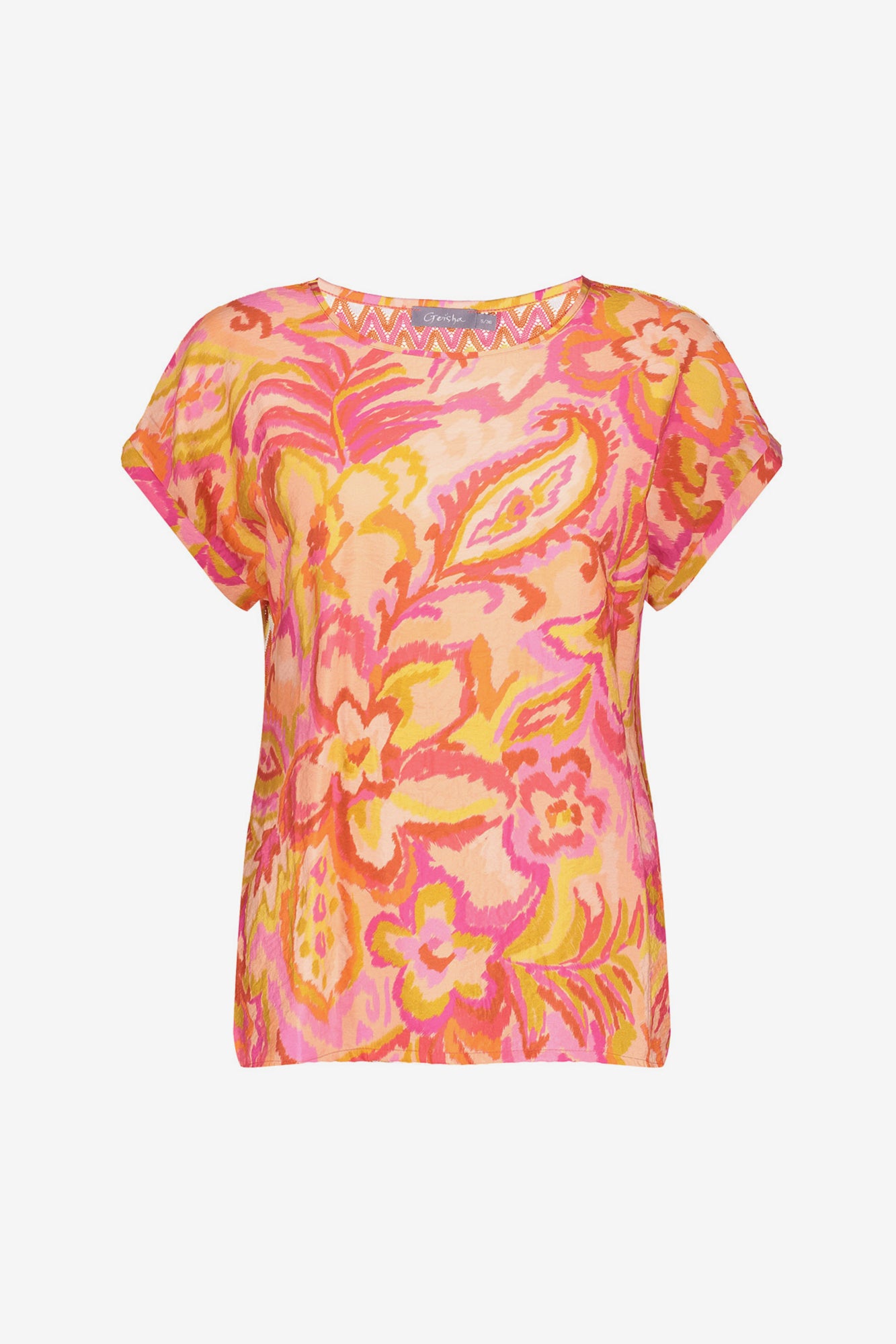 Geisha dames top met ajour details