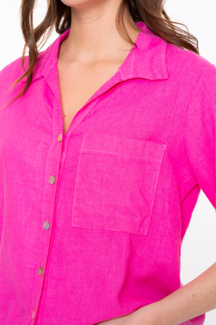 Geisha dames boxy blouse met strikdetail