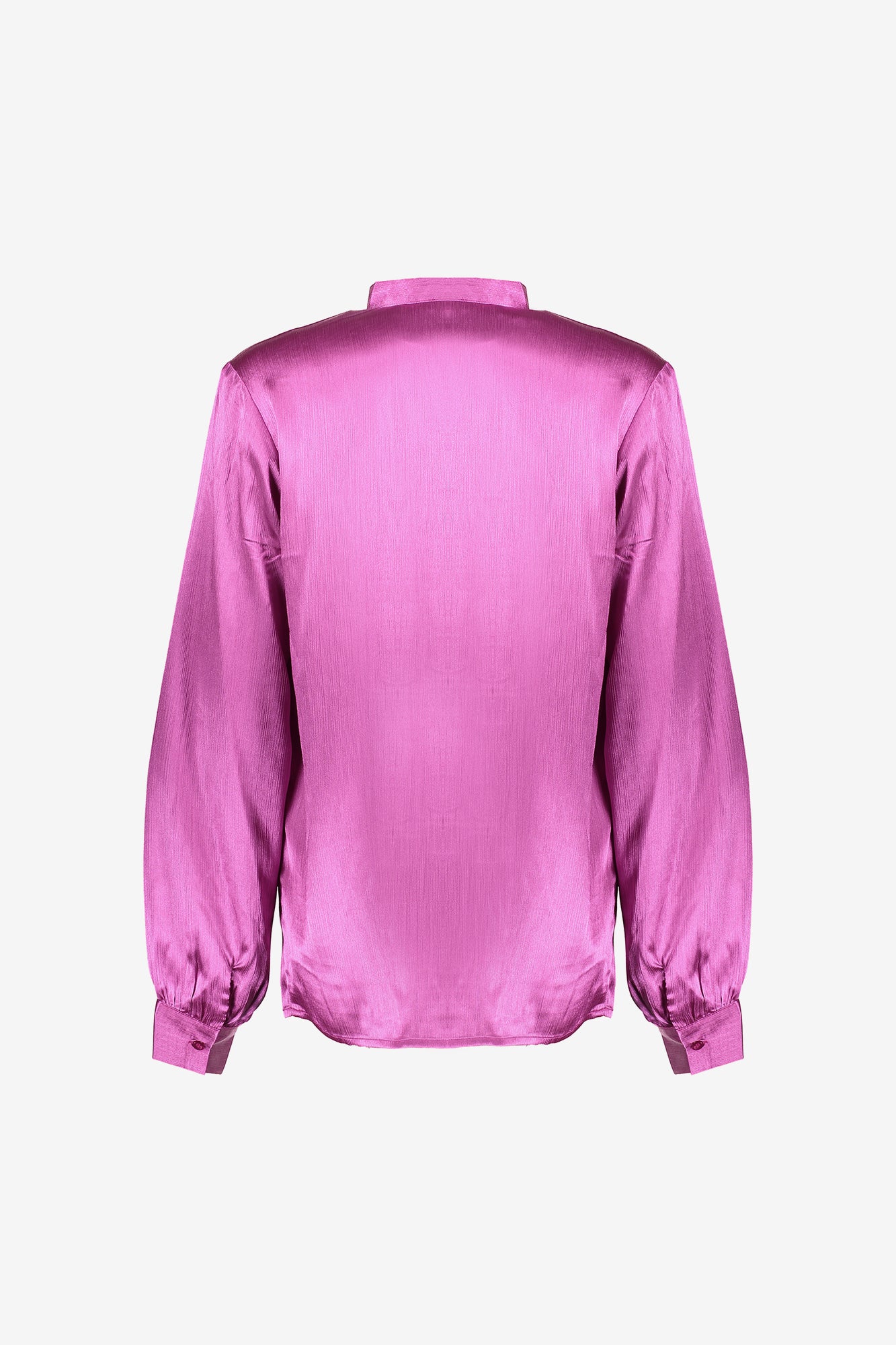 Geisha dames satin look top met strikdetail