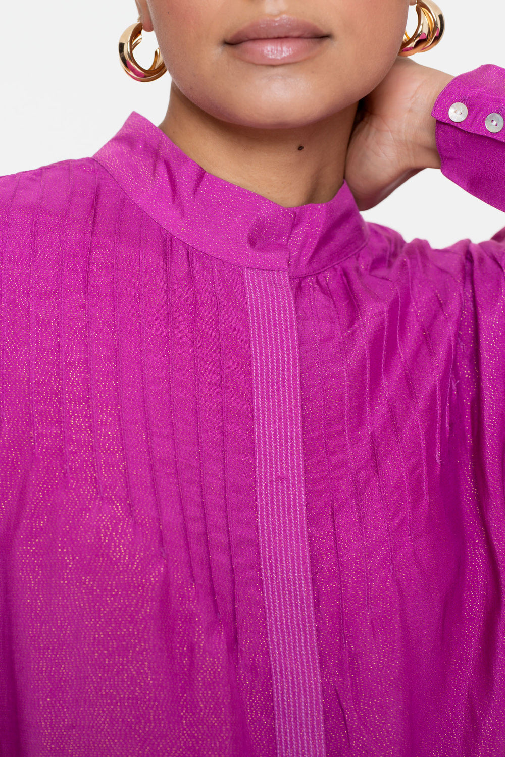 Geisha dames blouse met lurex