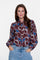 Geisha dames blouse met grafische print