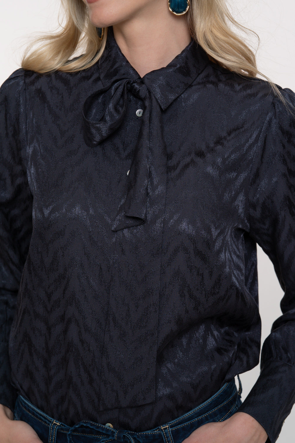 Geisha dames blouse met bow