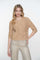Geisha dames boxy vest met gouden knopen