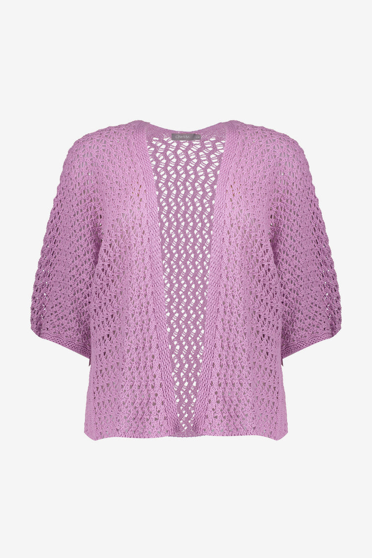Geisha dames kleurrijk crochet vest