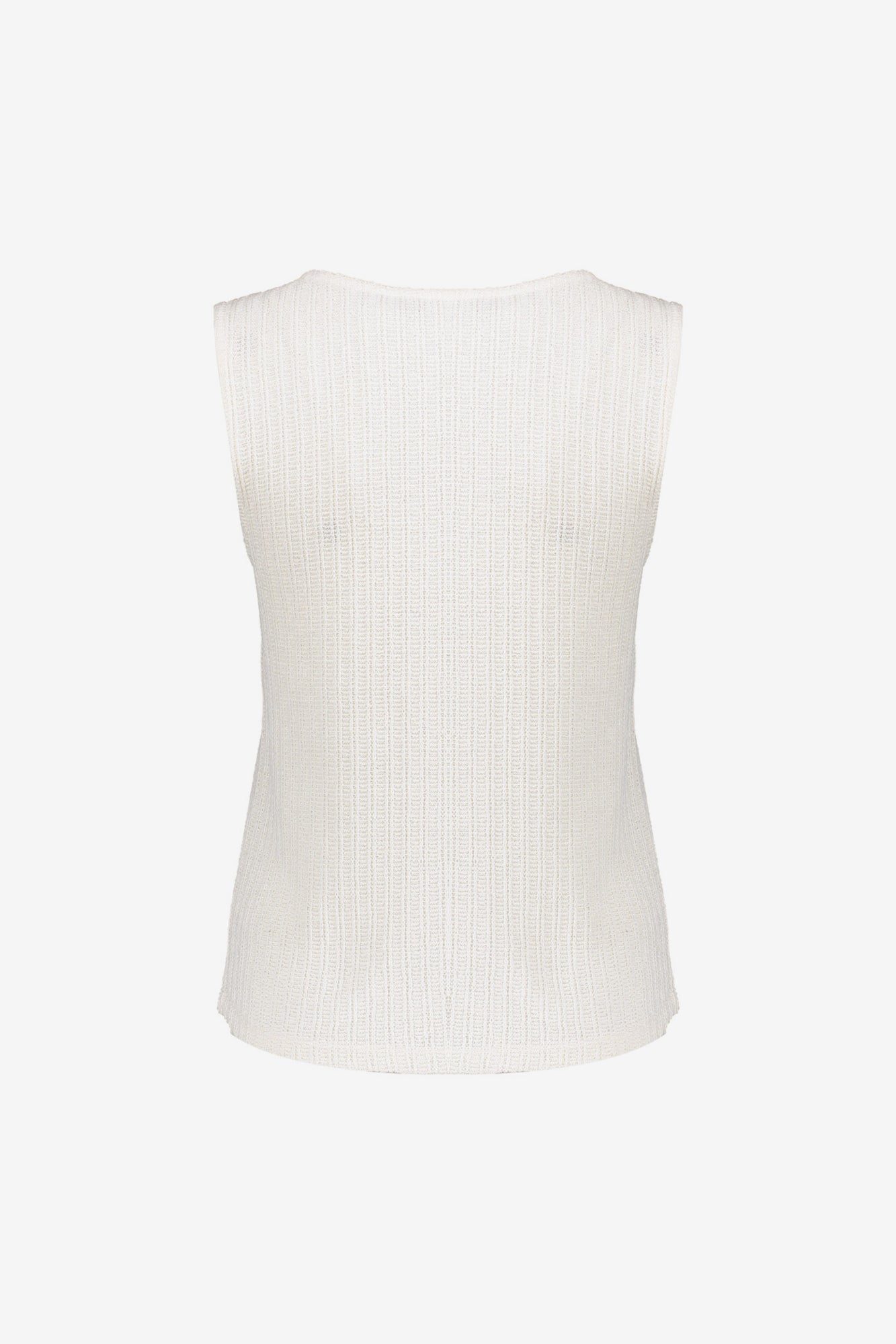 Geisha dames gebreide singlet met knoopjes
