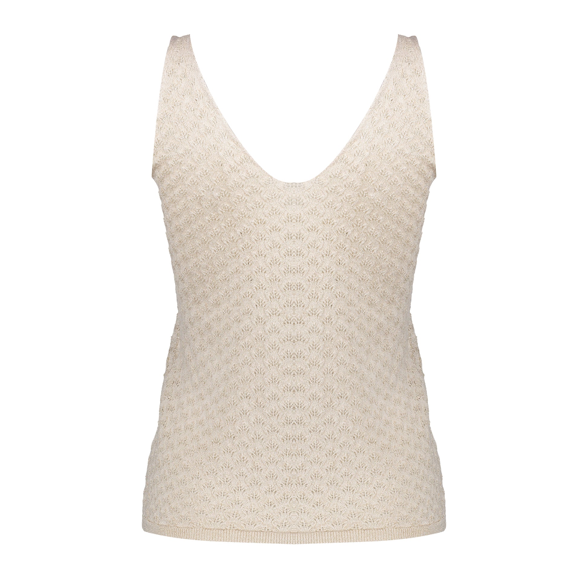 Geisha dames ajour top met lurex