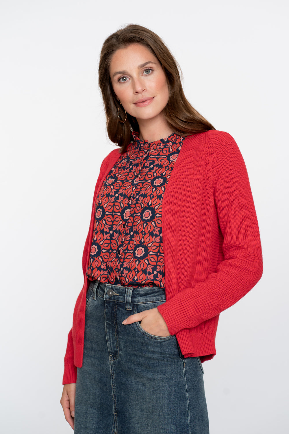 Geisha dames gebreid vest