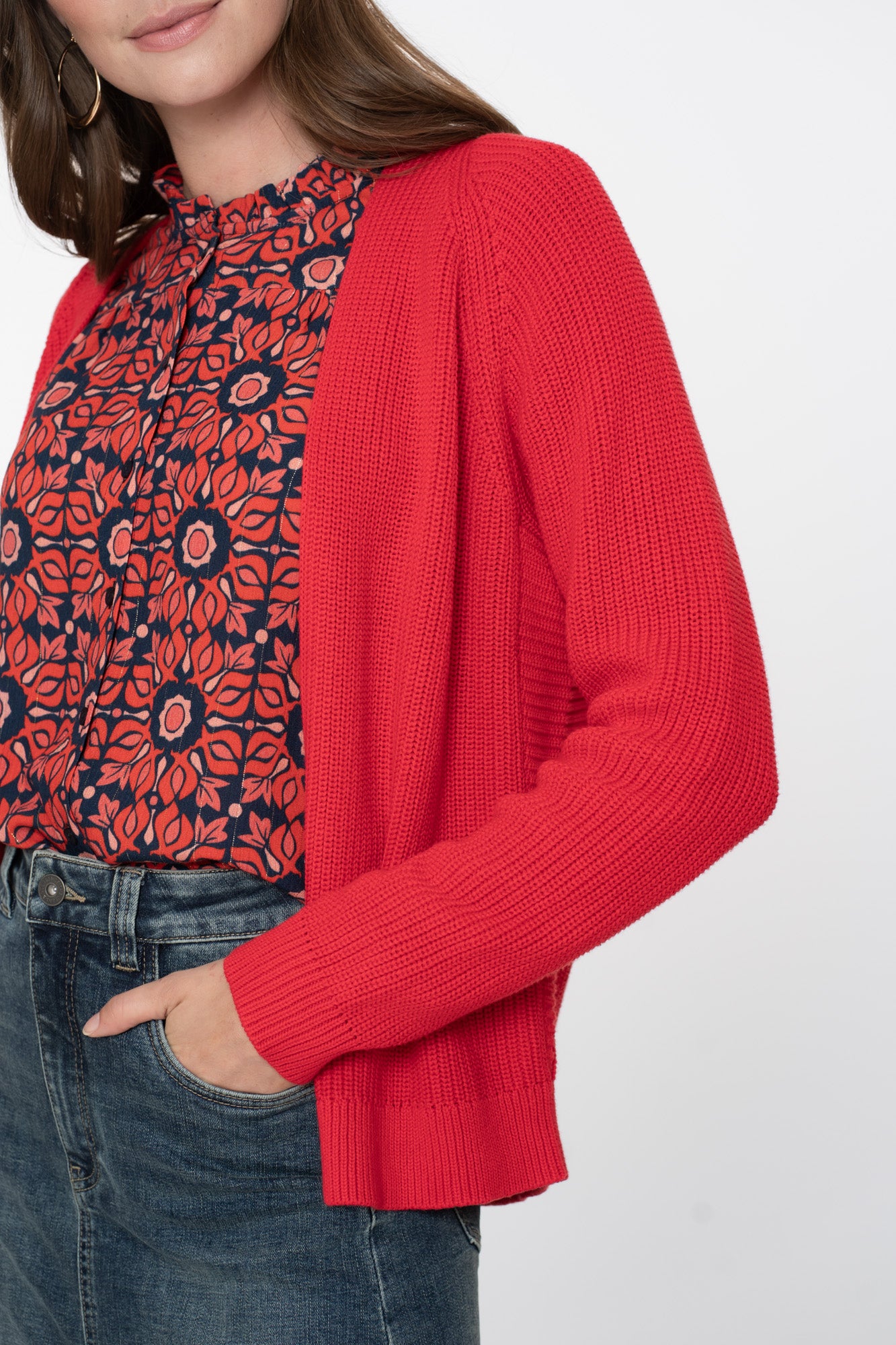Geisha dames gebreid vest
