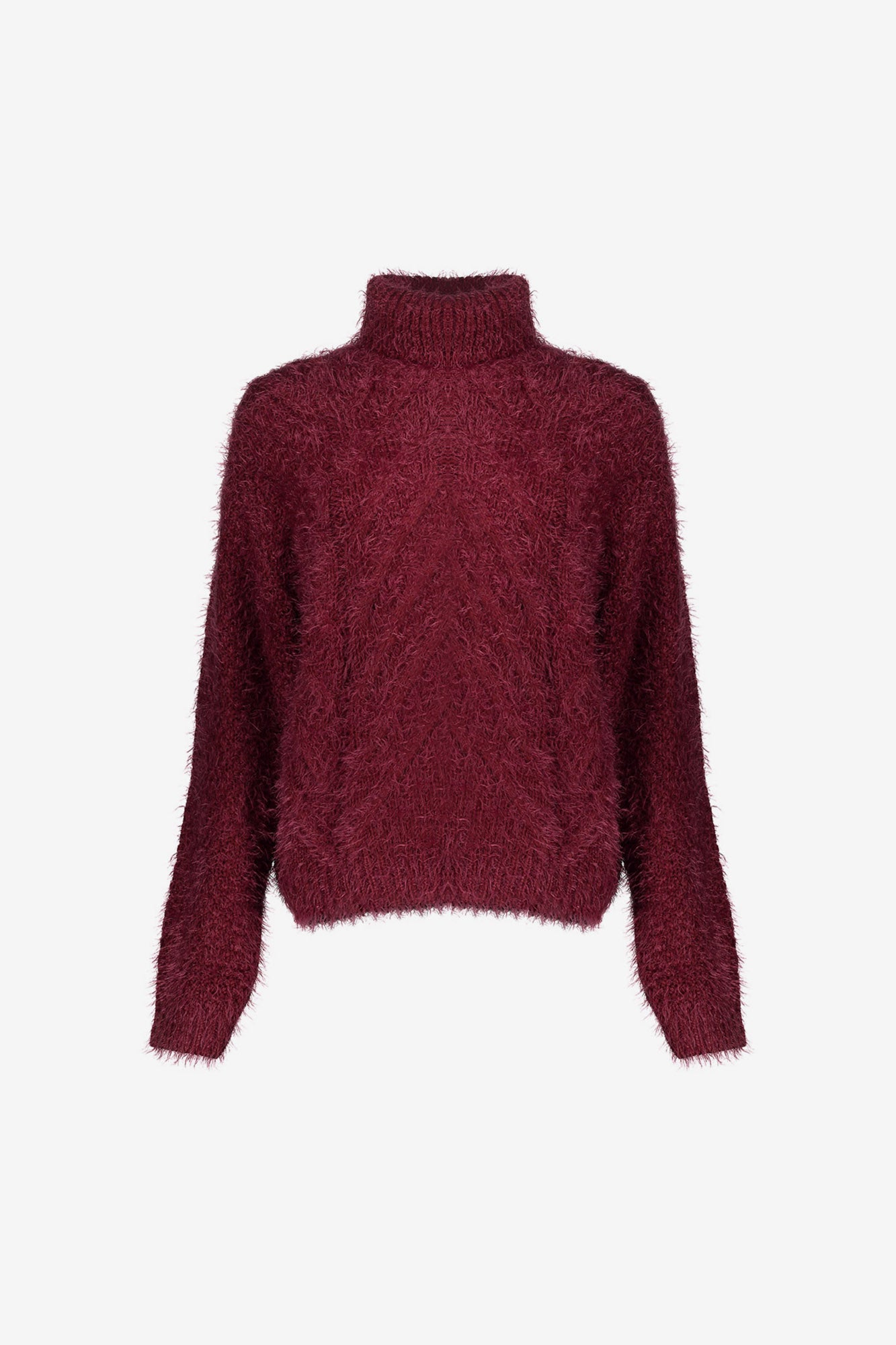 Geisha dames Kabeltrui met turtleneck