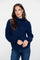 Geisha dames Kabeltrui met turtleneck