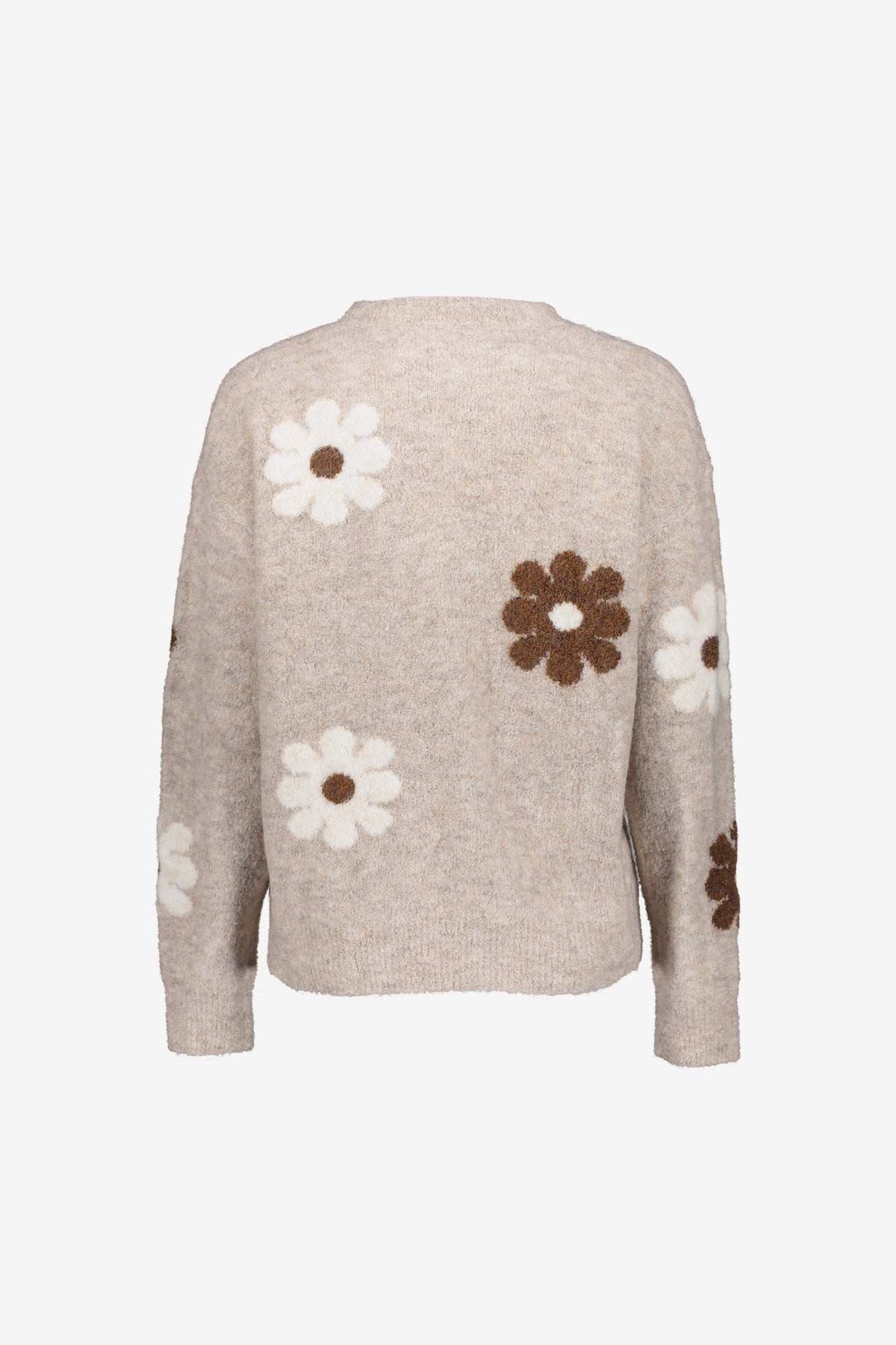 Geisha dames trui met embroided flower print