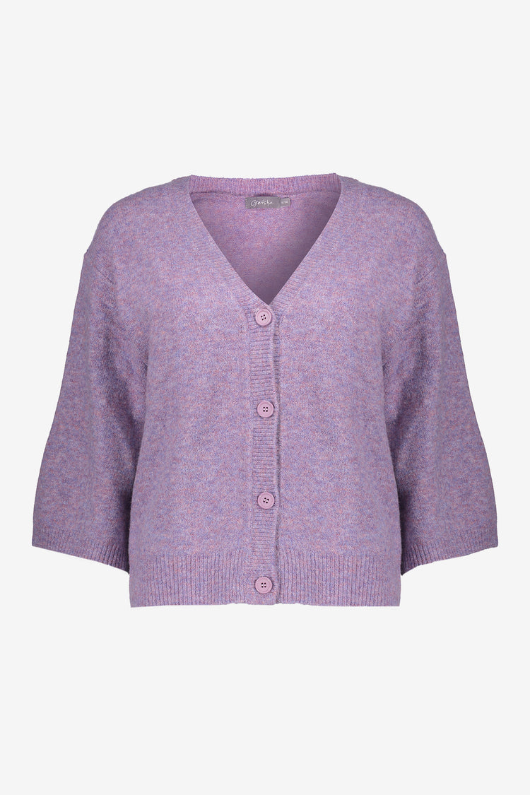 Geisha dames vest met V-hals en 3/4 wijde mouwen