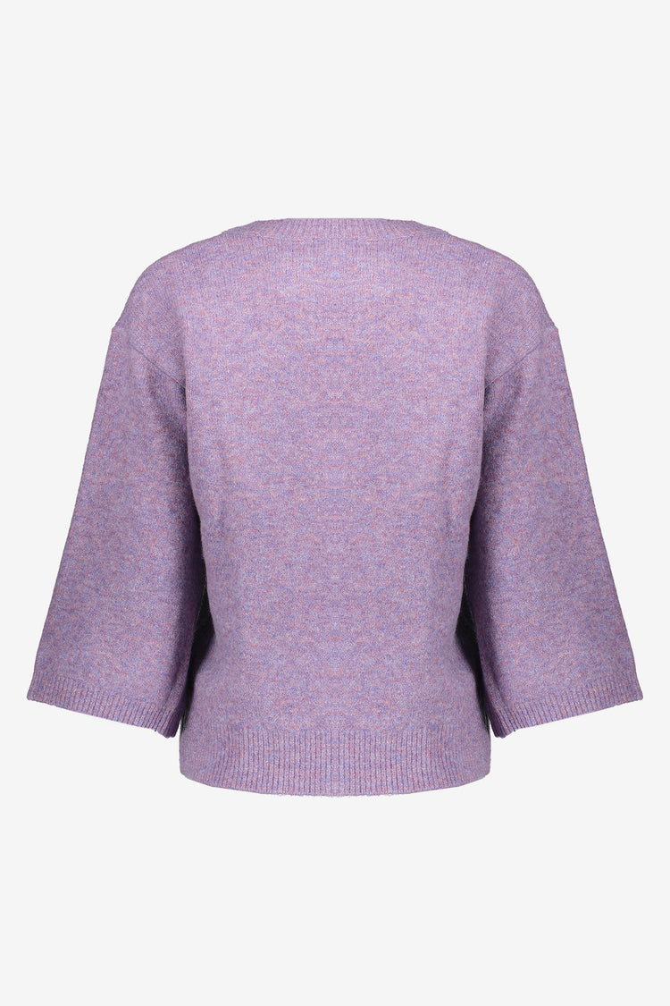 Geisha dames vest met V-hals en 3/4 wijde mouwen