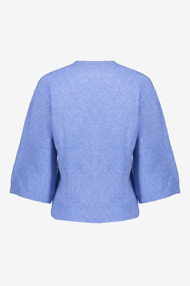 Geisha dames vest met V-hals en 3/4 wijde mouwen