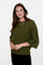 Geisha dames pullover met 3/4 wijde mouwen