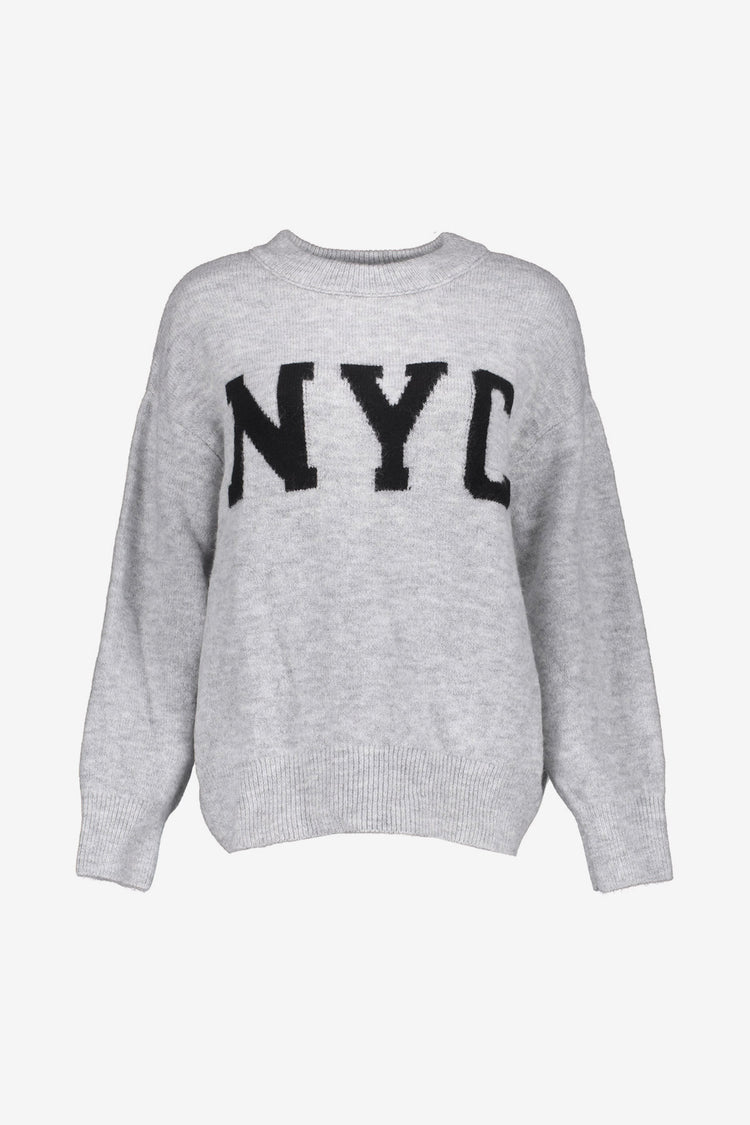 Geisha dames oversized gebreide NYC trui