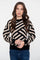 Geisha dames trui met streepdessin