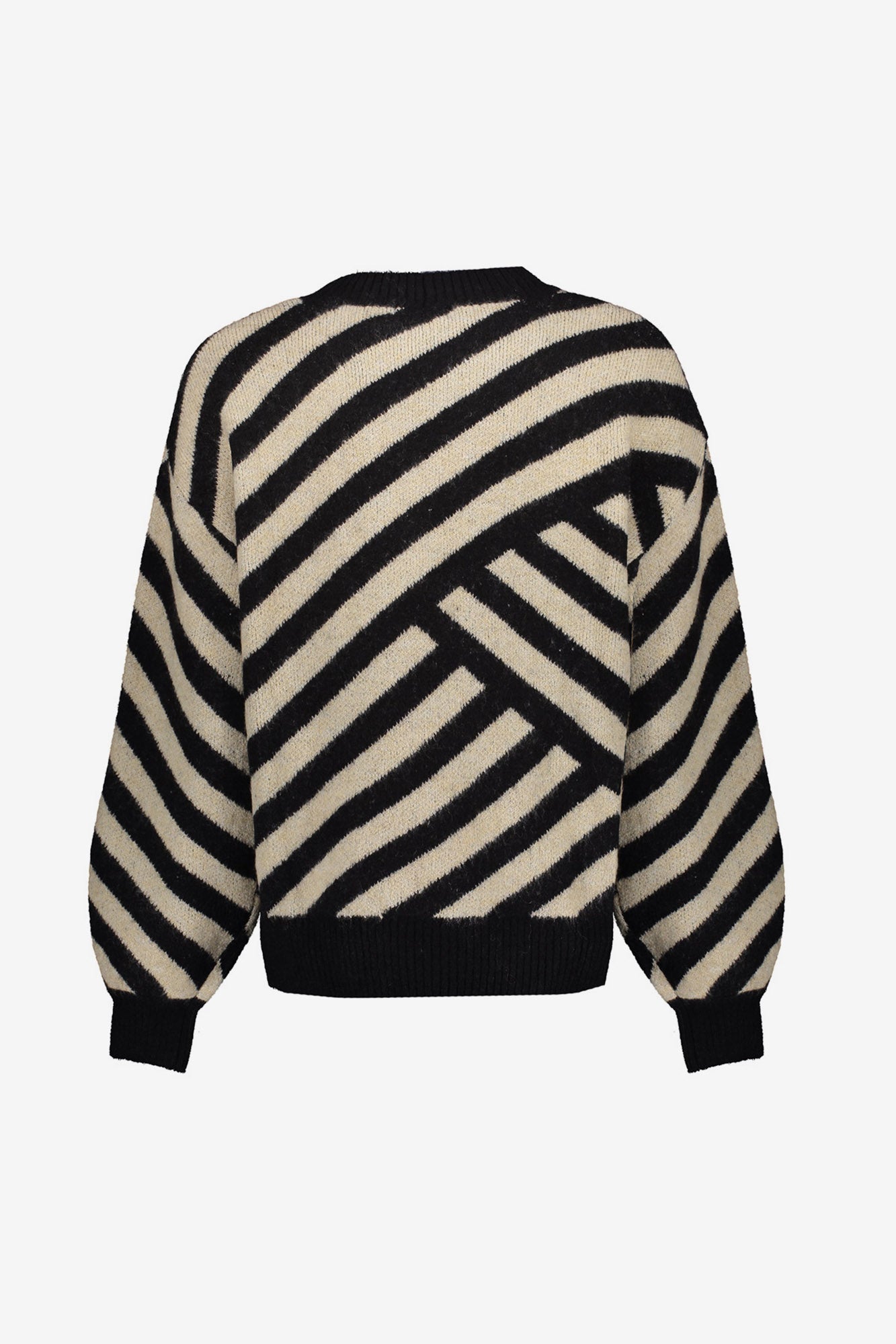 Geisha dames trui met streepdessin