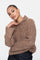 Geisha dames melange pullover met opstaande kraag
