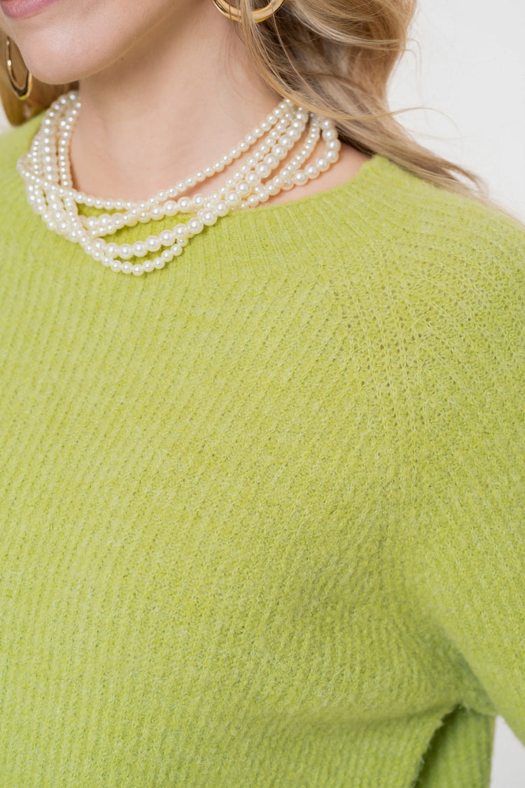 Geisha dames basic raglan trui