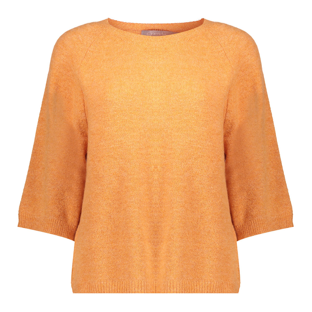 Geisha dames pullover met 3/4 wijde mouwen
