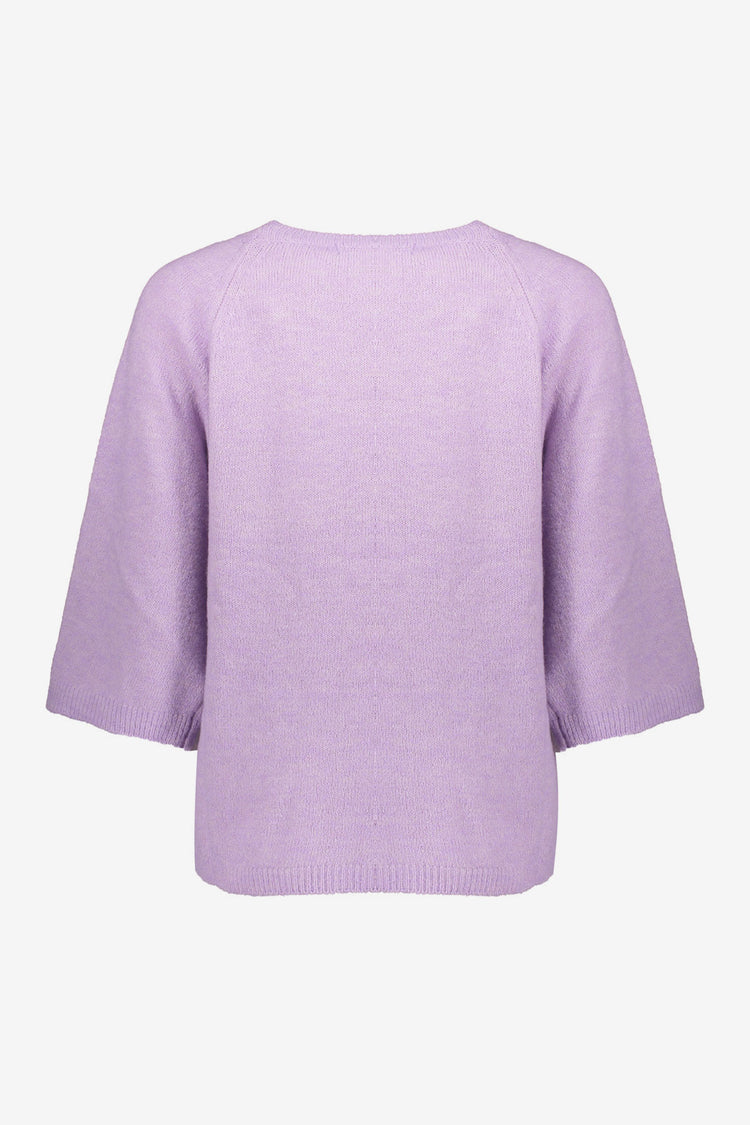 Geisha dames pullover met 3/4 wijde mouwen