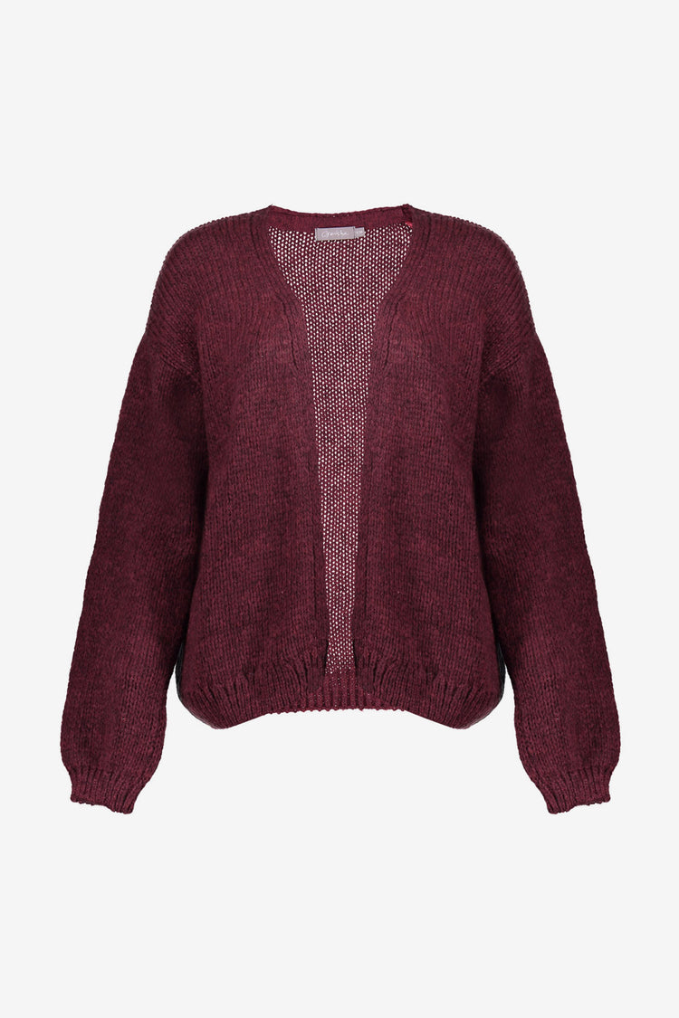 Geisha dames basic gebreid vest in effen kleur