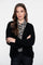 Geisha dames basic gebreid vest in effen kleur