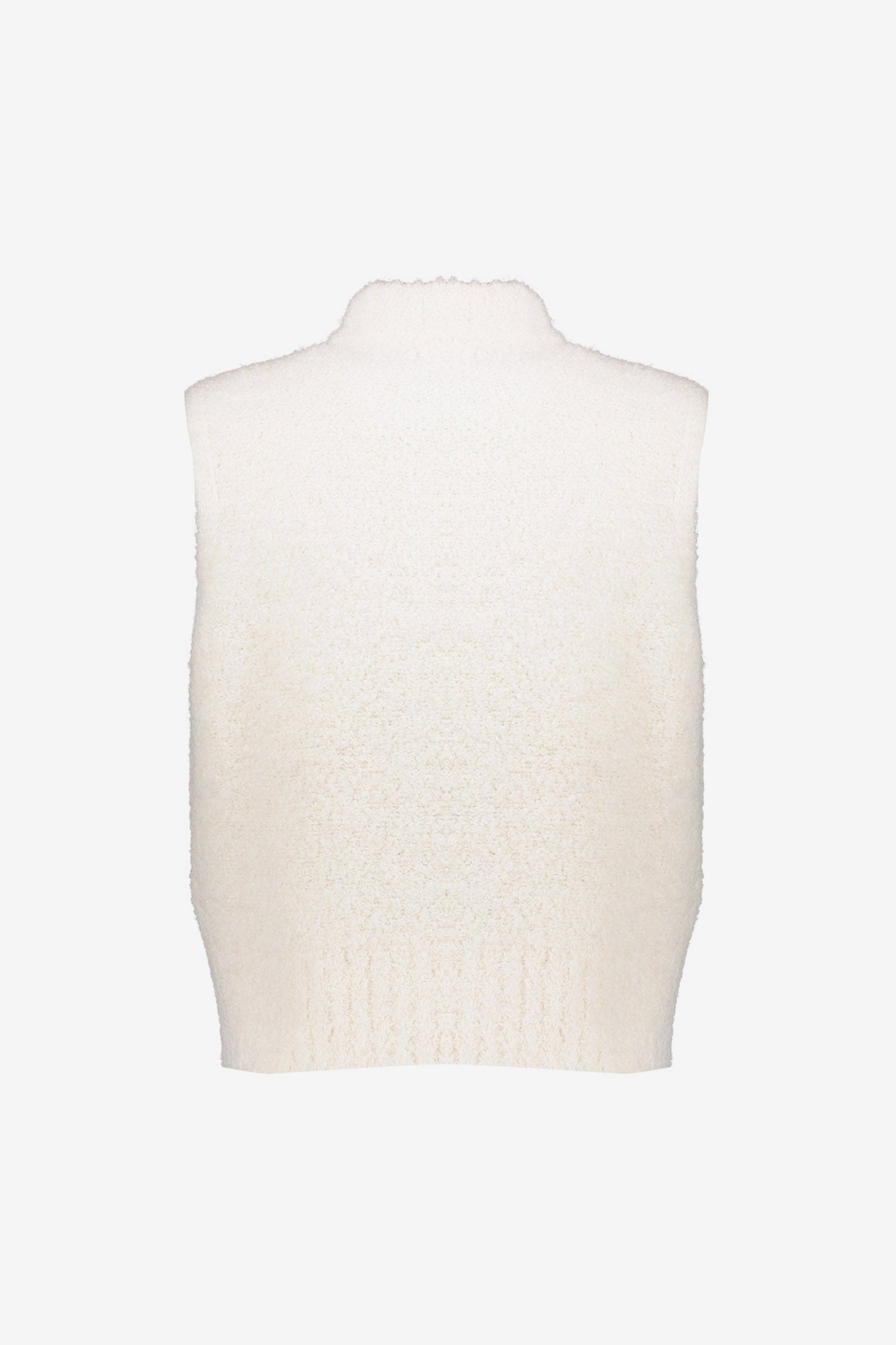 Geisha dames comfortabel gebreid gilet met ritssluiting