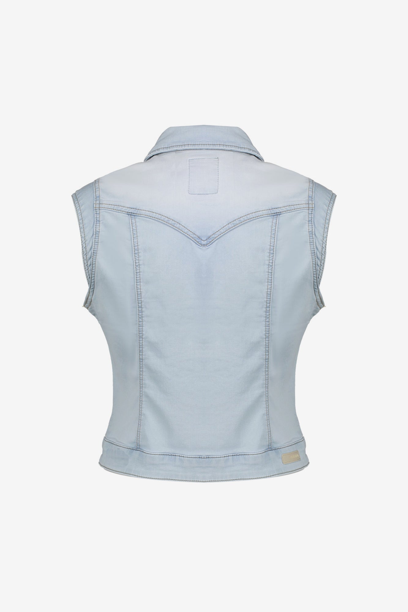 Geisha dames spijkergilet mouwloos