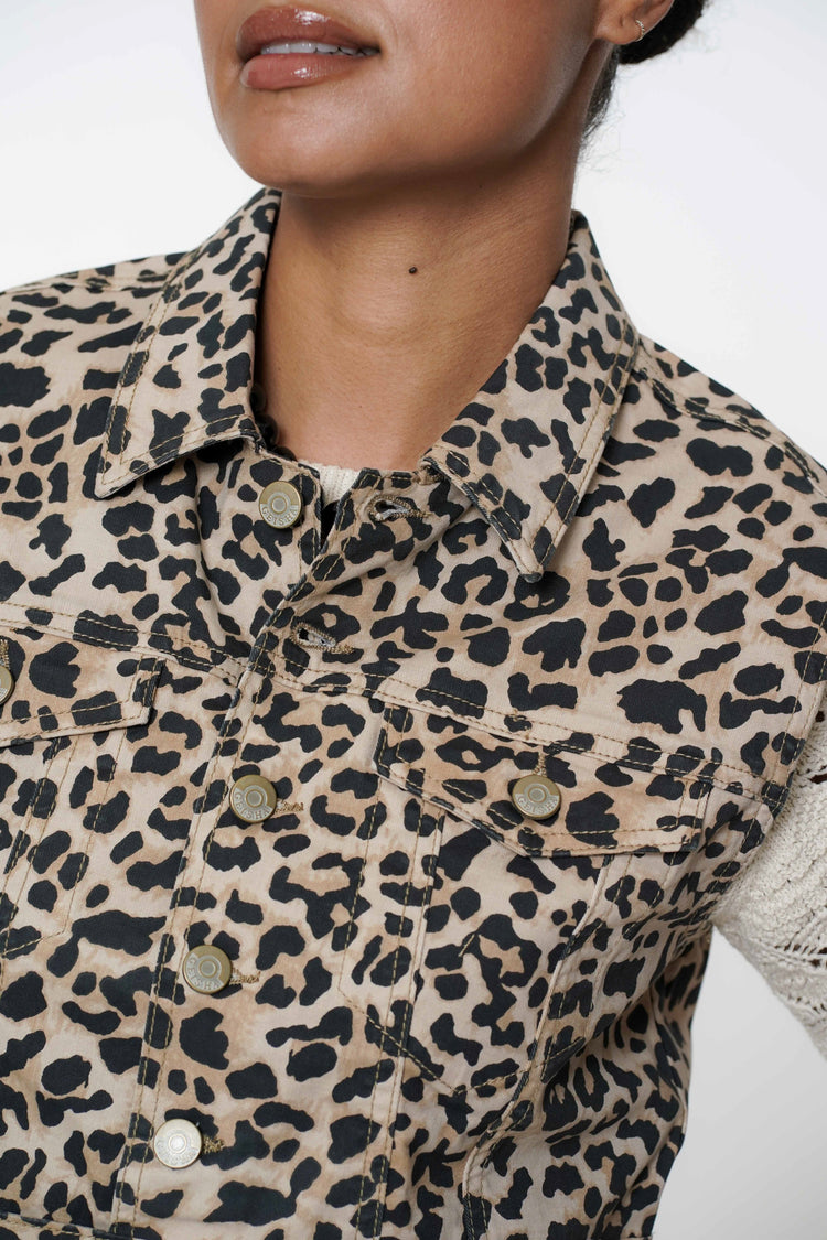 Geisha dames leopard print gilet