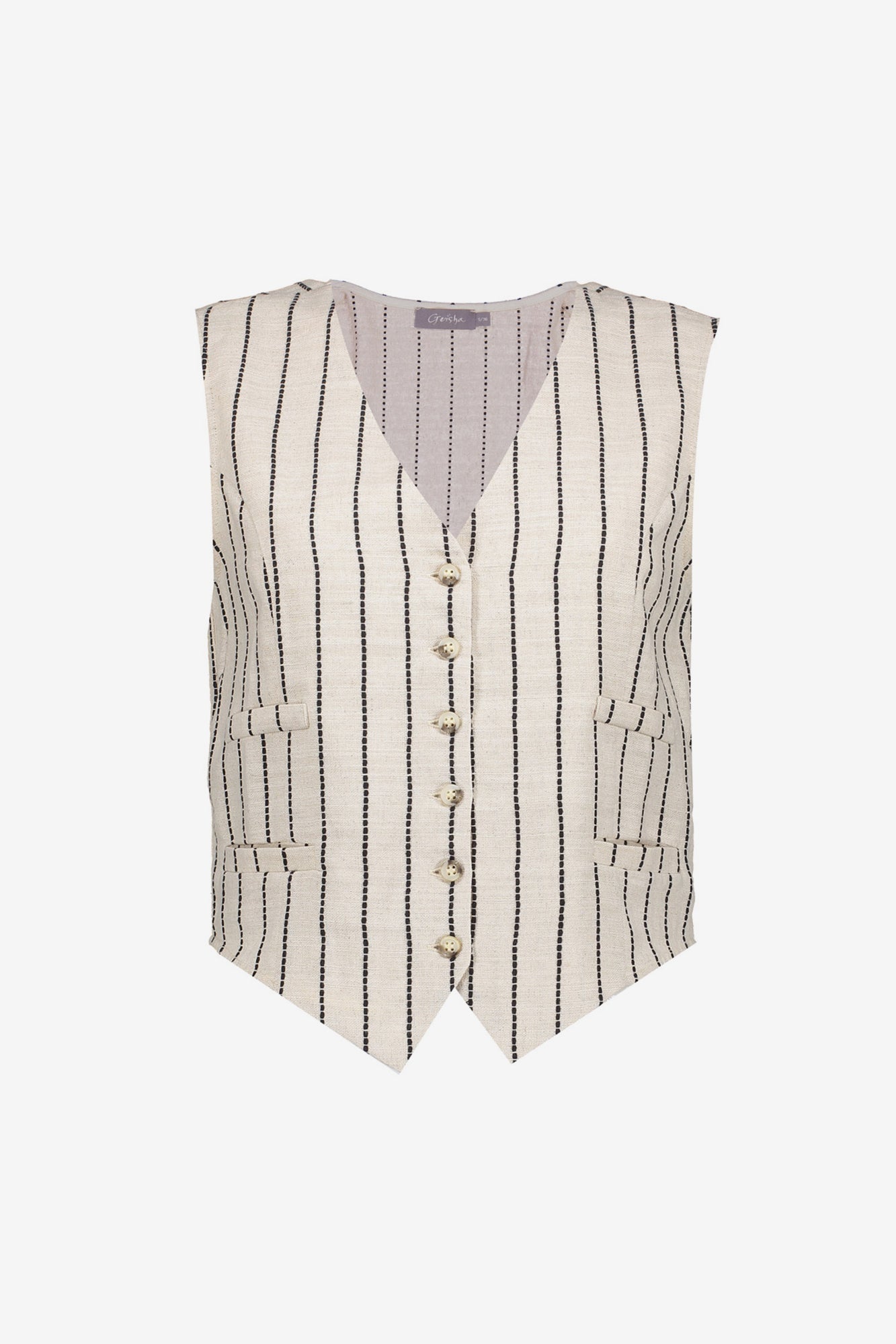 Geisha dames striped gilet