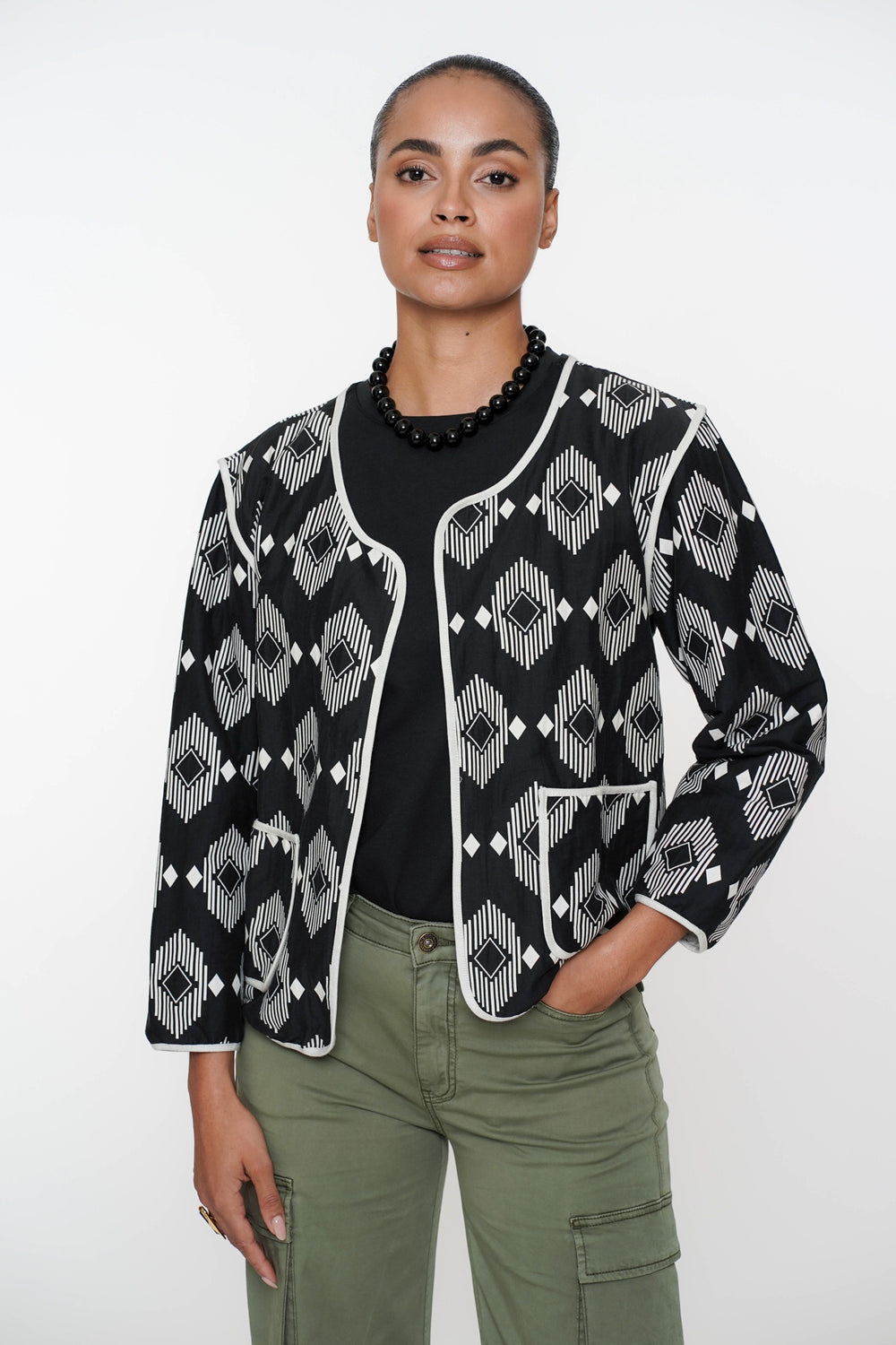 Geisha dames grafisch vest