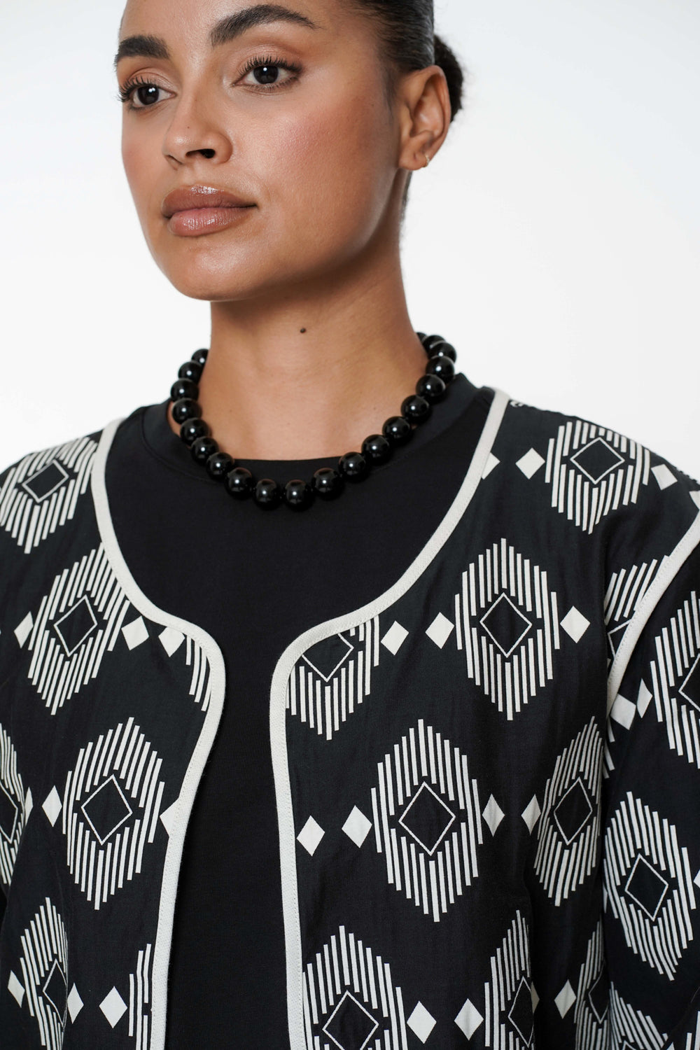 Geisha dames grafisch vest