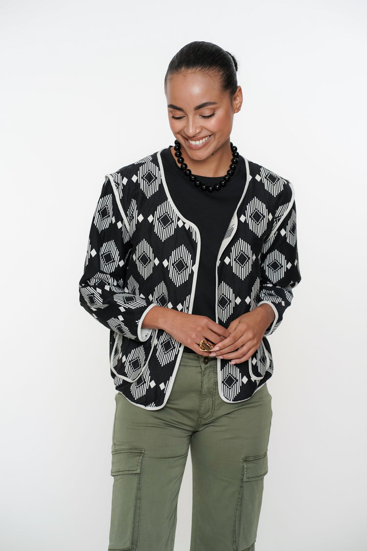 Geisha dames grafisch vest