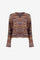 Geisha dames 'mohair' vest met streepdessin