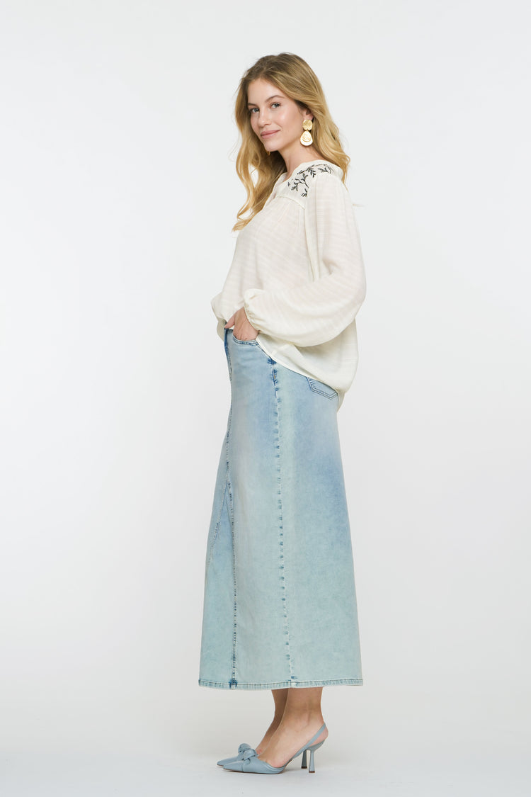 Geisha dames wijde midi rok