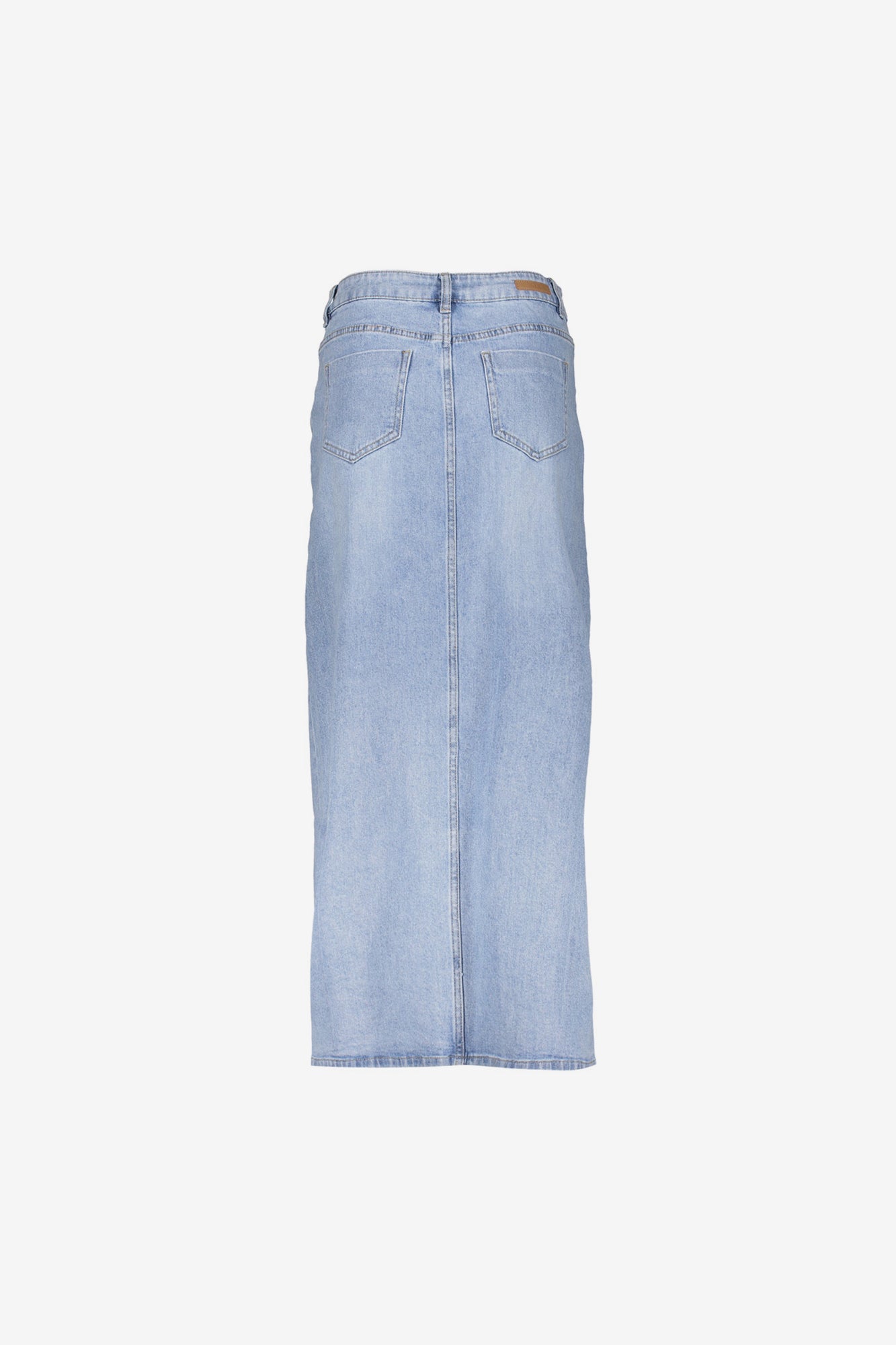 Geisha dames maxi spijkerrok met patch pockets