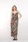 Geisha dames Jersey maxi-rok met print