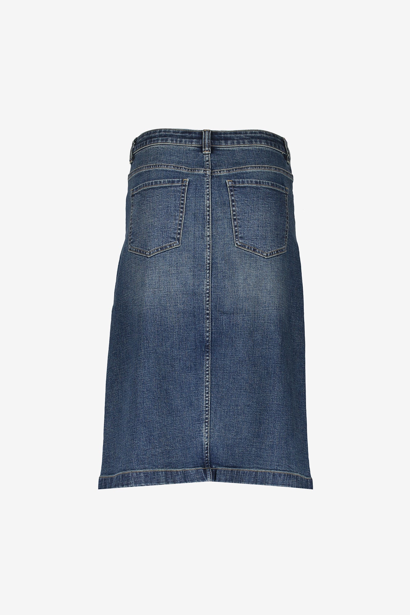 Geisha dames midi denim rok met split
