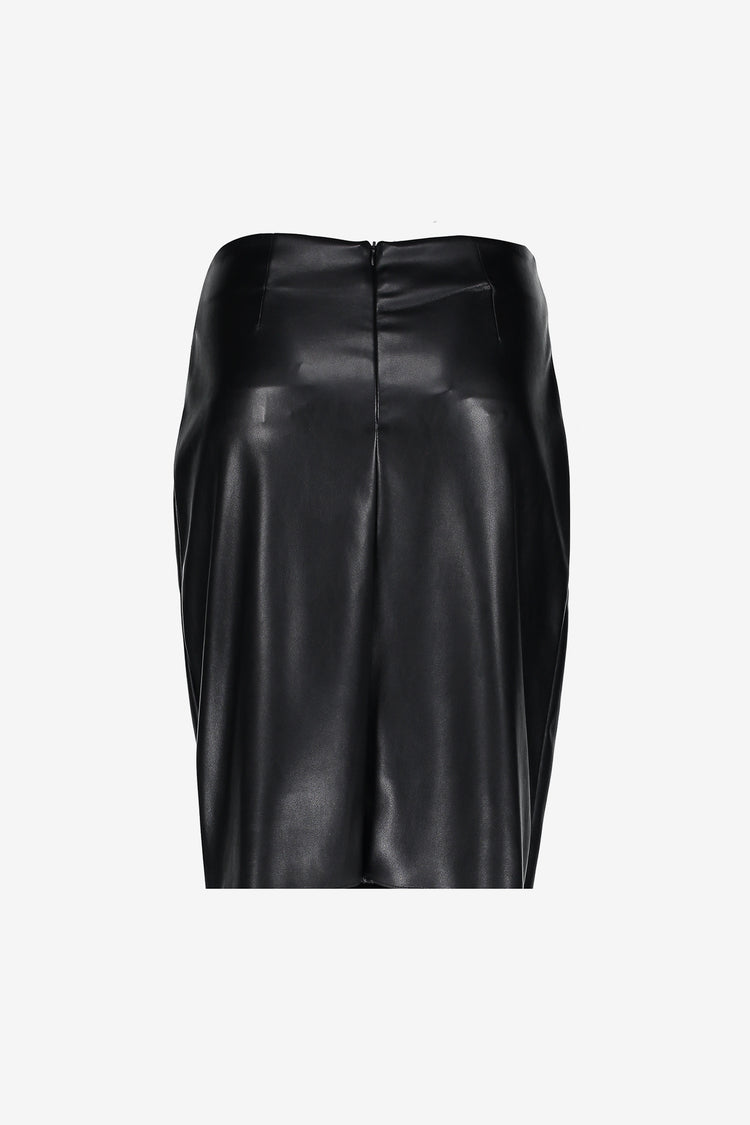 Geisha dames PU skirt met leather look