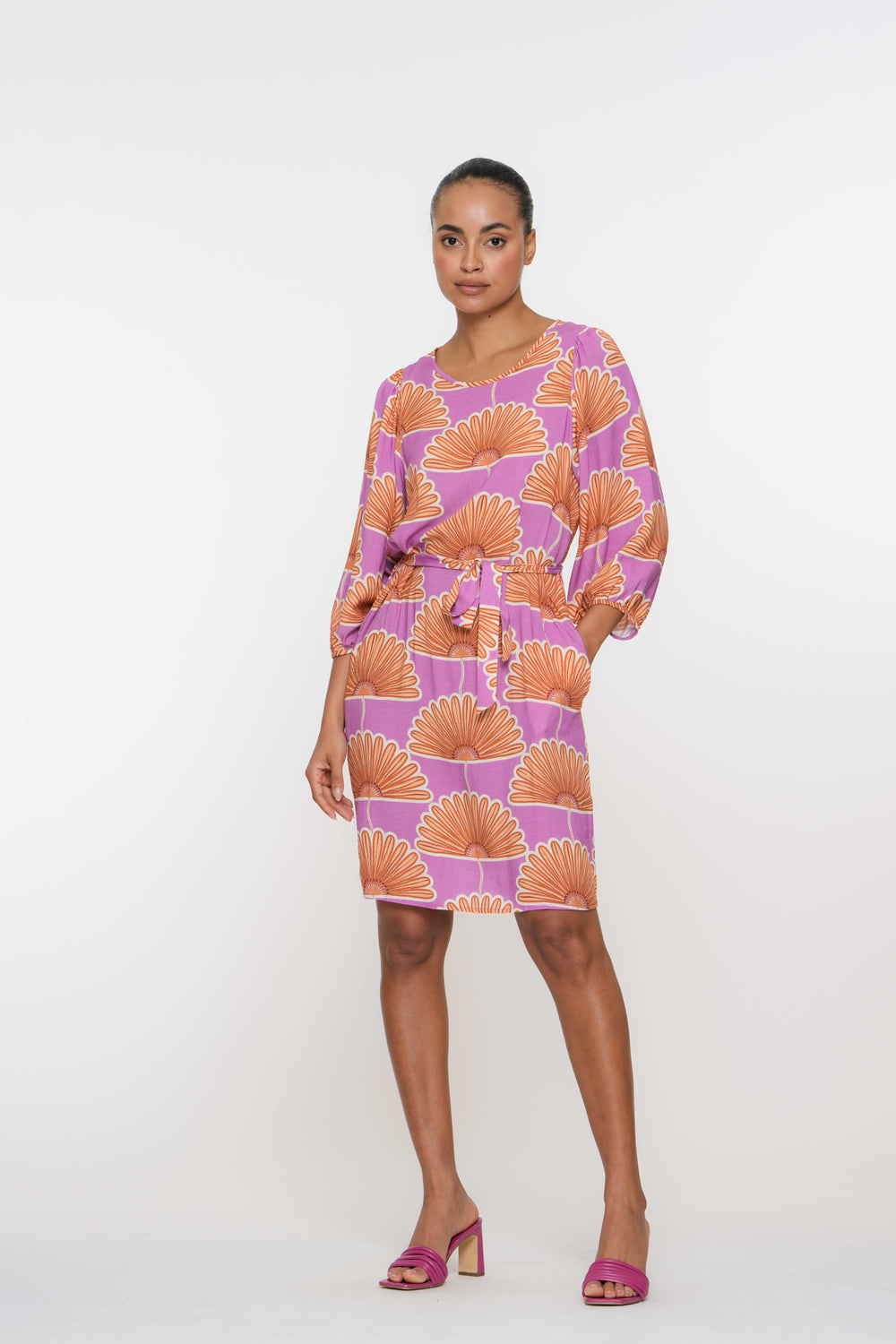 Geisha dames mandela flower jurk